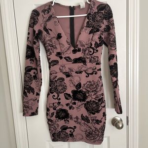 Windsor purple and black dress